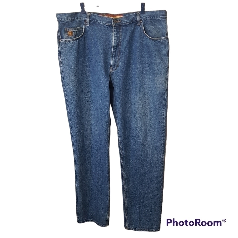 Walls Ranchwear Blue Denim Jeans, 38" Inseam
